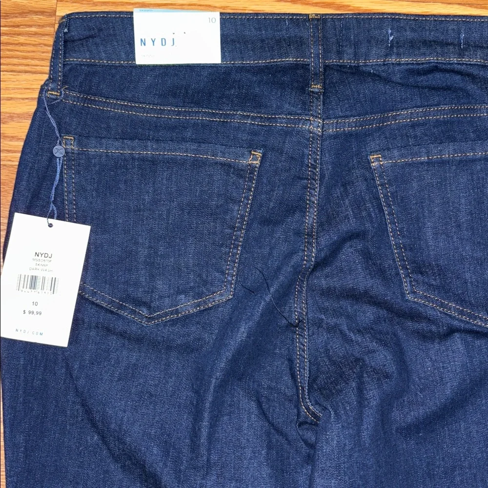 NYDJ Skinny Jeans Blue Lift Tuck Large